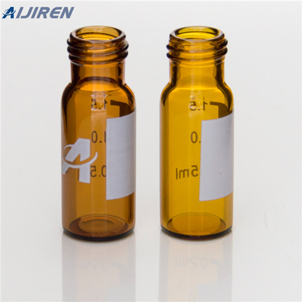 Iso9001 brown 2ml hplc 9-425 glass vial with ptfe liner pp cap for sale